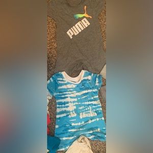 2 PUMA newborn outfits top worn one time bottom is still new